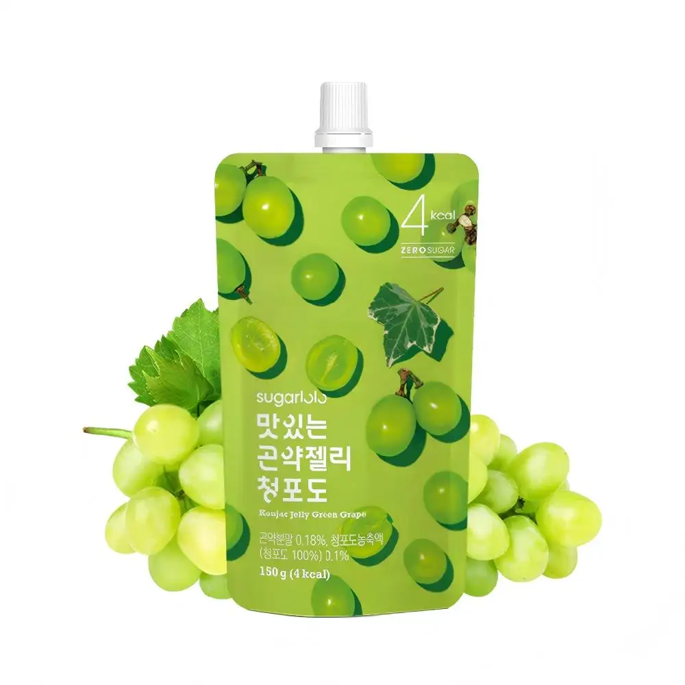 Konjac Jelly de Uva Sugarlolo 150G – Gelatina Coreana Sabor Uva con Textura Firme y Refrescante | Postre Dulce Listo para Disfrutar