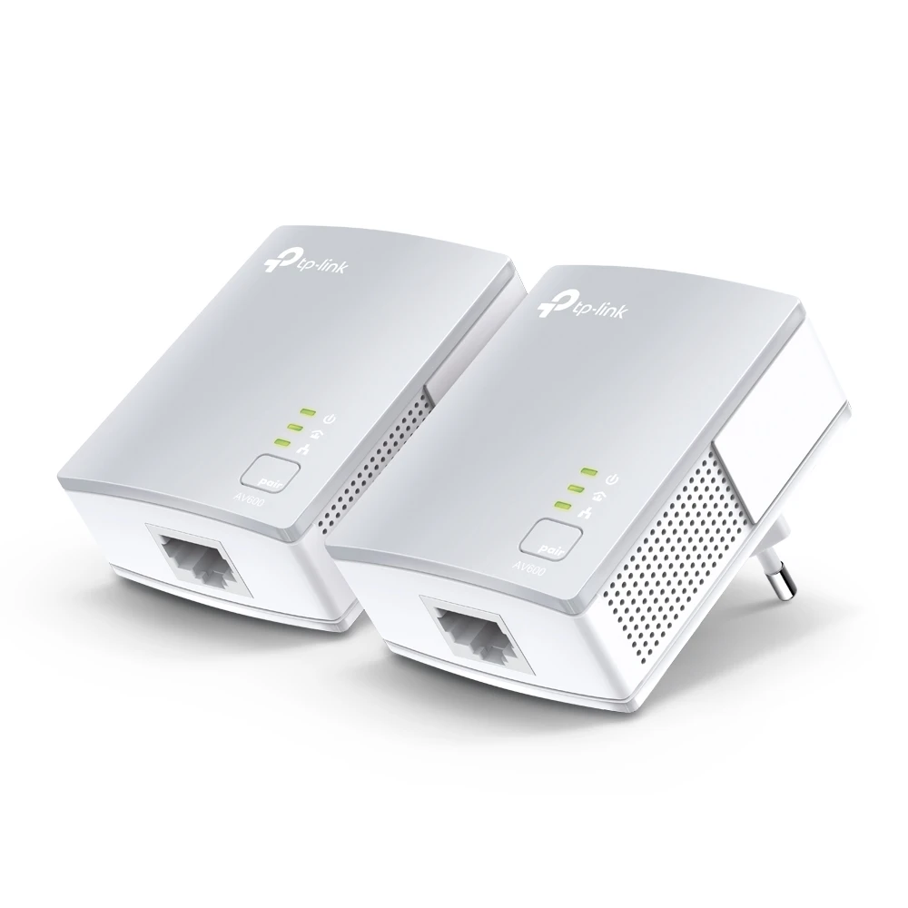 Tp-Link Tl-Pa411 Kit Adaptador Powerline Av600 Plc Hasta 600Mbps Por La Red ElÉCtrica