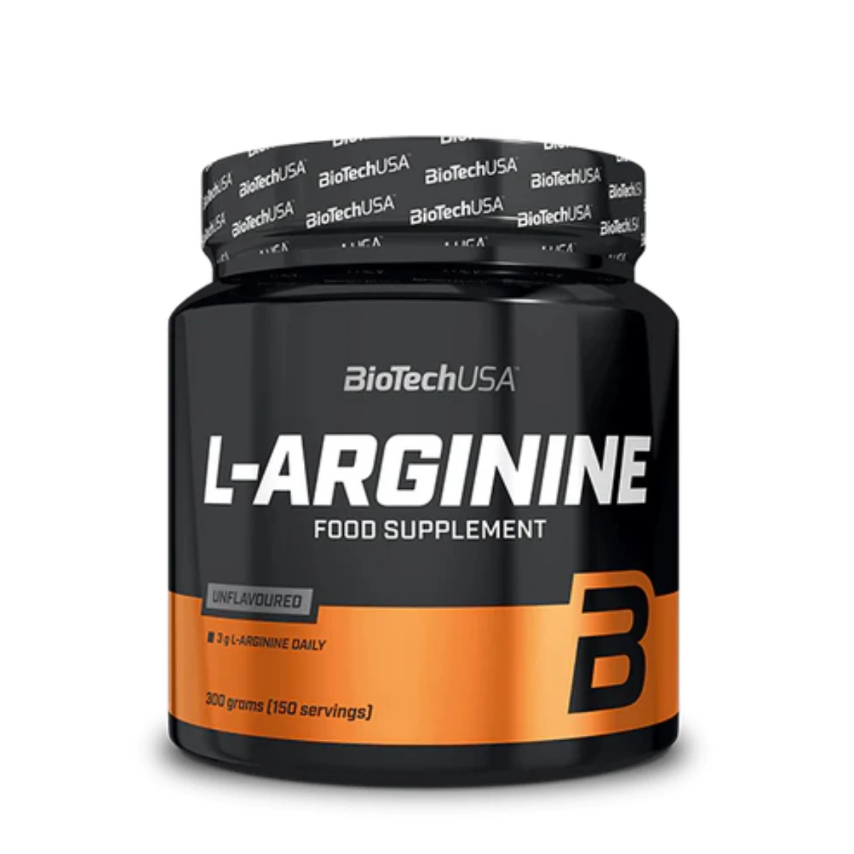Biotech USA L-Arginine - 300 gr Suplemento de L-Arginina para Incrementar el Óxido Nítrico y el Flujo Sanguíneo