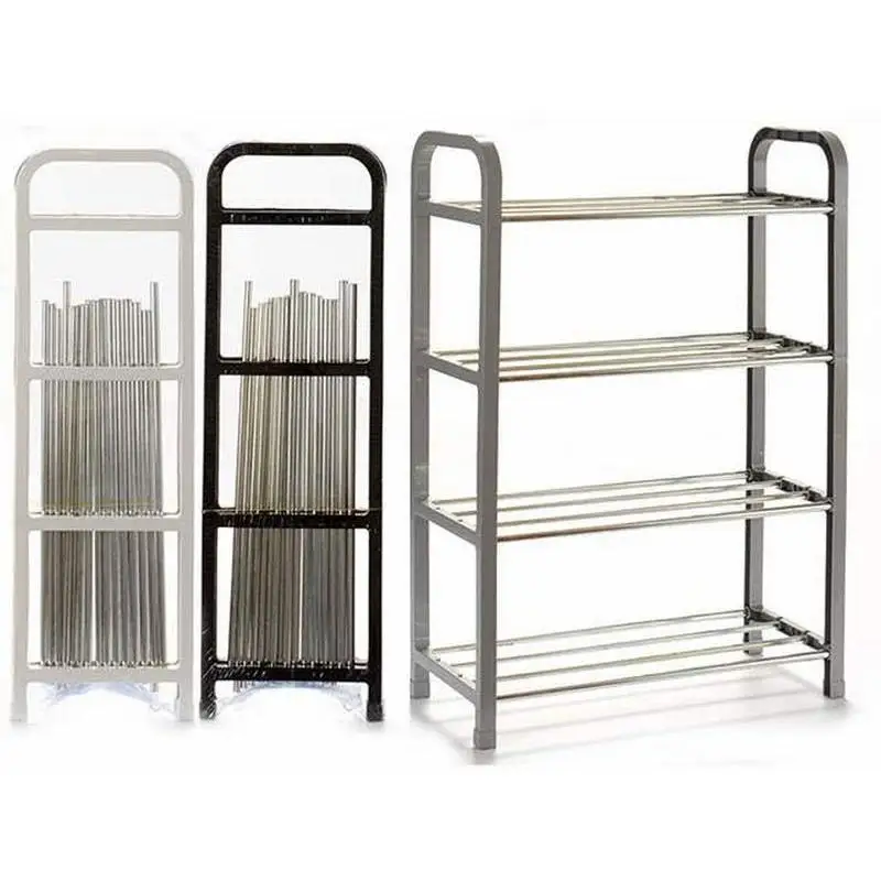 Gerimport Zapatero 4 baldas metal 19 x 41,5 x 60 cm mobiliario auxiliar