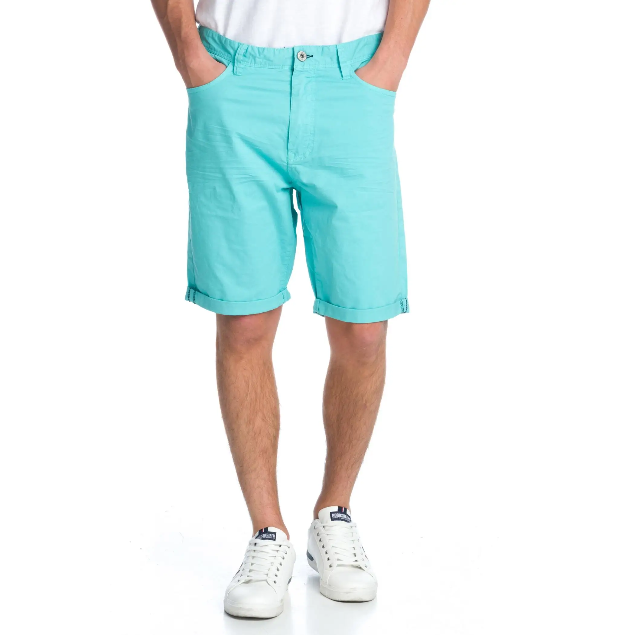Koroshi Bermuda Hombre Chino Stretch con Dobladillo – Koroshi 1911PS04