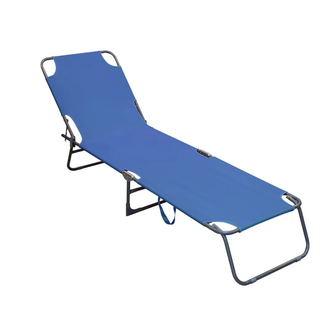 TUMBONA METAL 4 POS. OXFORD 600 187X54X25CM AZUL AZOHIA