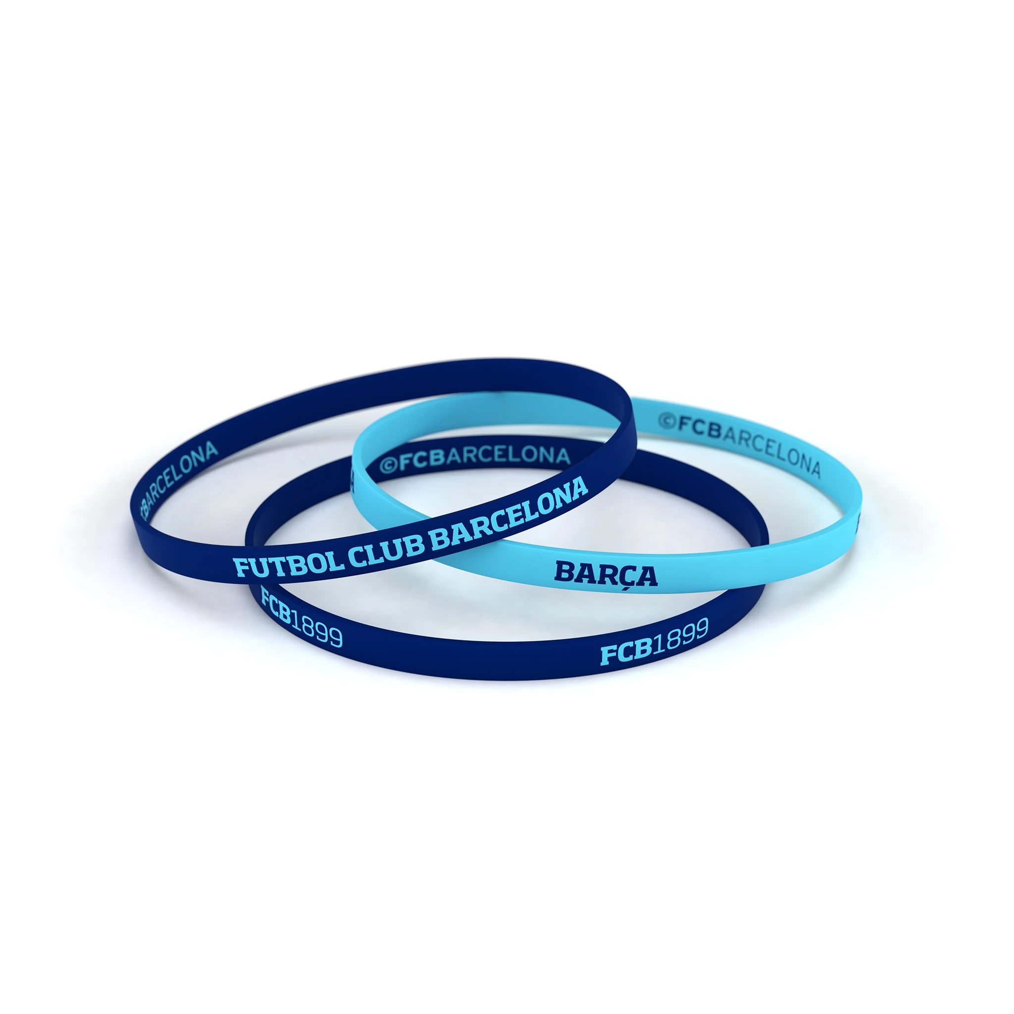 FC Barcelona Pulsera Oficial de Silicona – Tallas para Hombre, Mujer y Niño – Regalo ideal para Fans del Barça