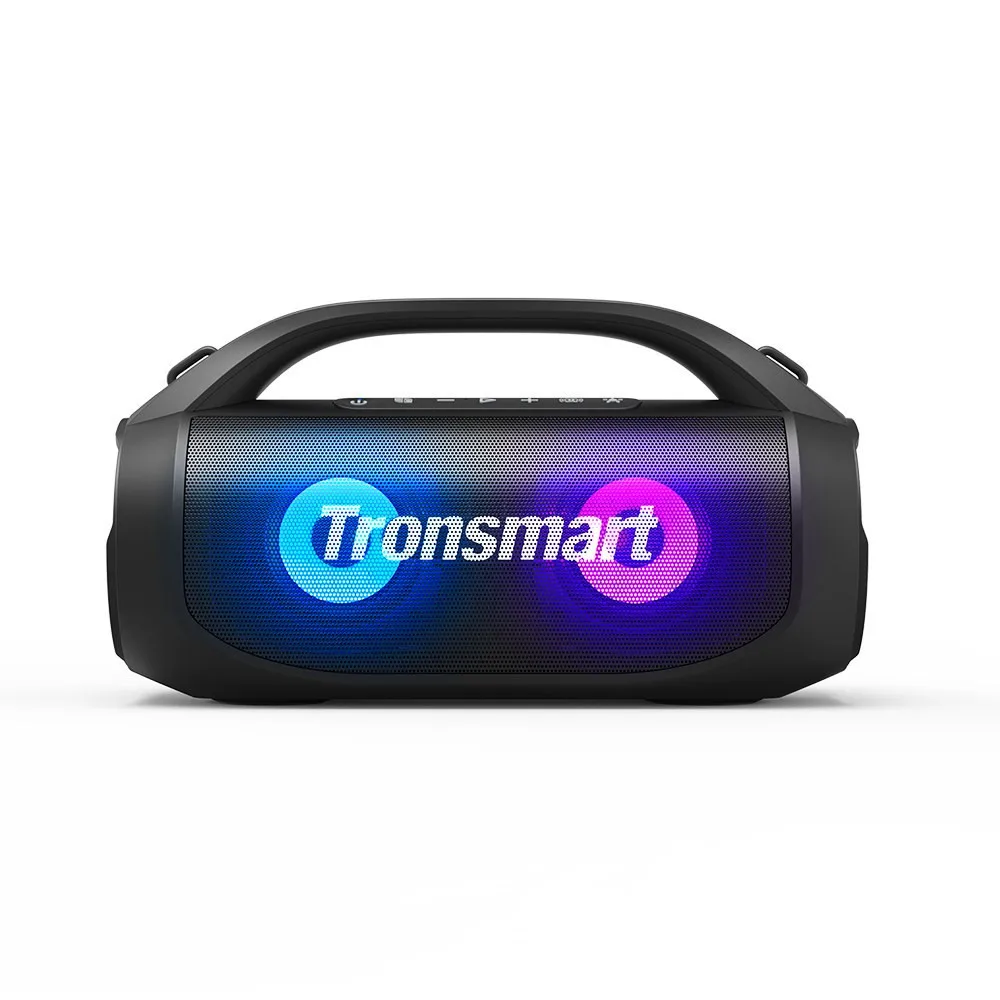 Tronsmart Bang SE Altavoz Bluetooth Portátil, 40W Sonido Estéreo, Impermeable IPX6, 24 Horas de Reproducción, 3 Modos de Iluminación, Emparejamiento E