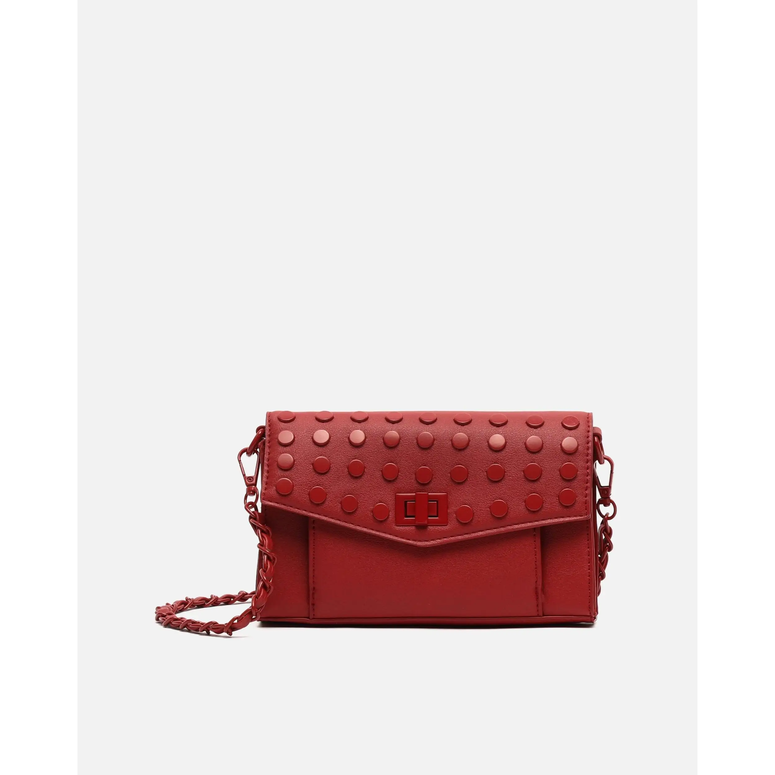 Misako Danbai bolso bandolera pequeño con solapa y detalles metálicos ED. Money Pocket