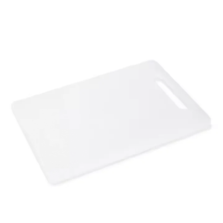 Durable White Plastic Kitchen Cutting Board – Multi-purpose, Easy to Clean, Resistant to Heat, Ideal for Home, Bakeries, and Restaurants, Food Grade Material.