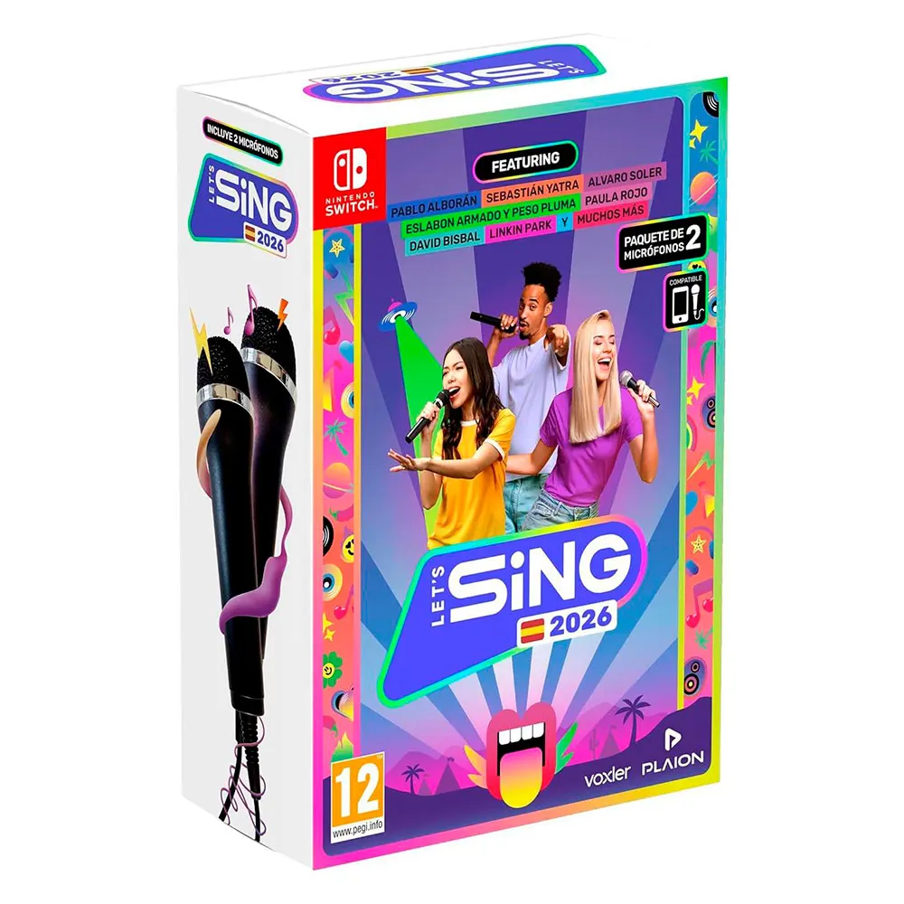Plaion Let´S Sing 2026 Con 2 Micrófonos Para Switch - Imagen 3
