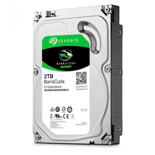 Seagate Barracuda ST2000DM008 disco duro interno 3.5" 2 TB Serial ATA III
