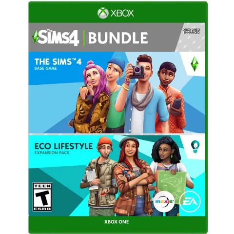 The sims 4 plus eco lifestyle bundle physics game for microsoft xbox one console