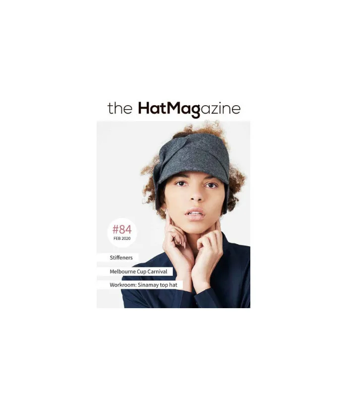Revista The Hat Magazine Nº 84 Raíz - Técnica de Taller de Sombrero de Sinamay