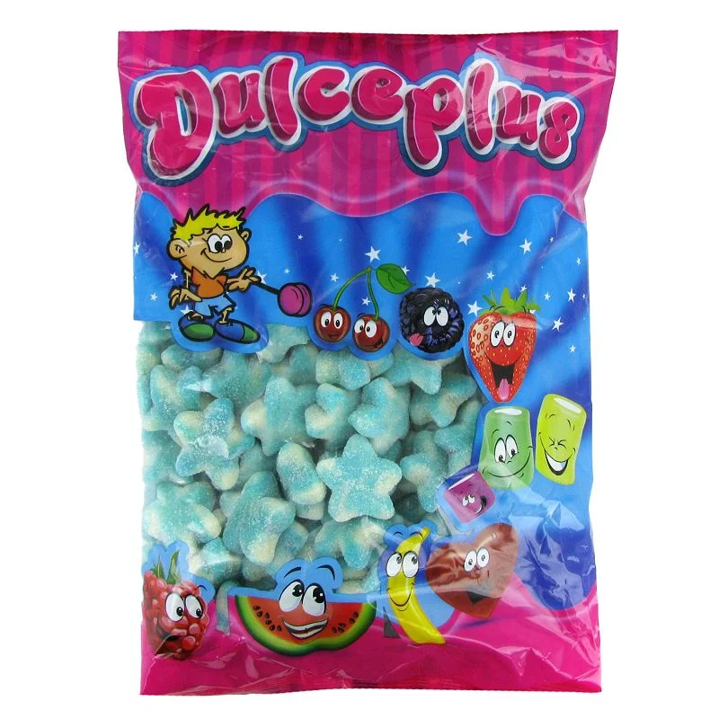 ESTRELLAS TWIST AZULES AZÚCAR GOMINOLA 1KG. DULCEPLUS
