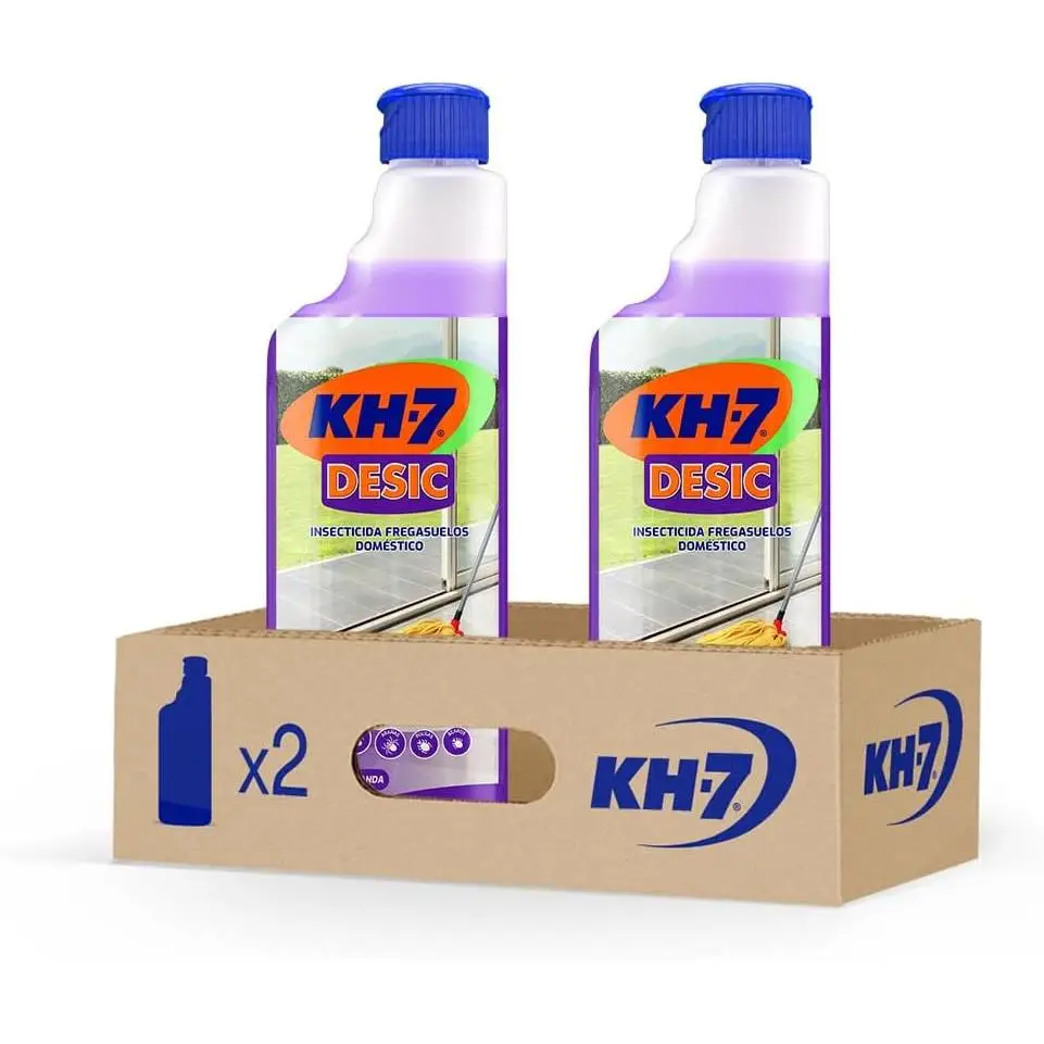KH-7 Desic Insecticida para Insectos Rastreros en el Hogar - Aroma Lavanda - Pack de 2 X 750ml
