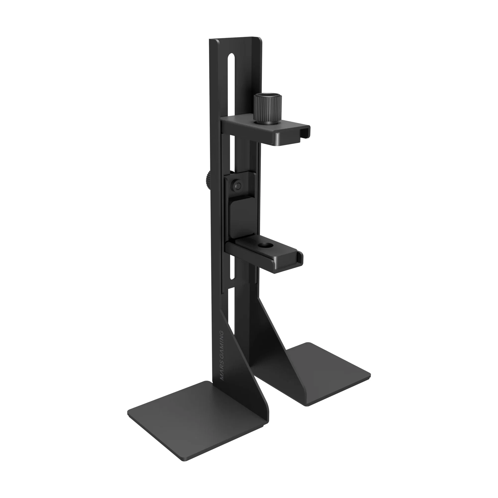 Mars Gaming MCA-GCBPRO, Soporte para Tarjeta Gráfica, Soporte Vertical y Horizontal de GPU, Base Magnética Antideslizante, Estructura de Acero Resistente, Ajuste Universal con Abrazadera, Soporte GPU