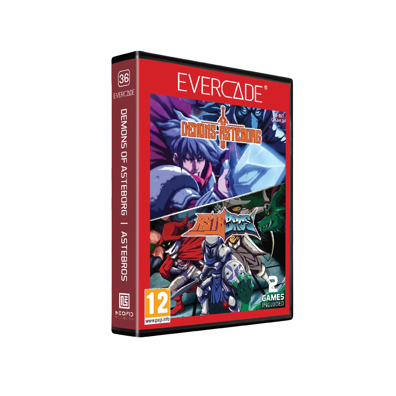 Cartucho Evercade Demons of Asteborg / Astebros - Nuevo precintado - PAL España