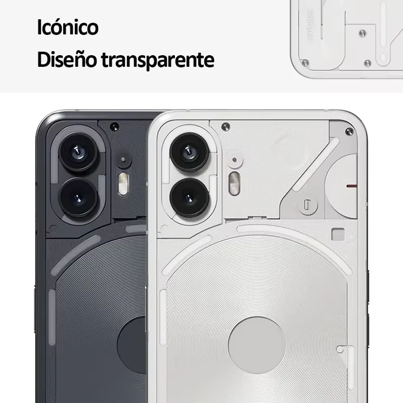 Teléfono Móvil Nothing Phone (2), 12GB+256GB, Snapdragon 8+ Gen 1, 6.7″ flexible LTPO OLED, 50MP Main Camera, 4700mAh Battery, Nothing OS 2.0 8