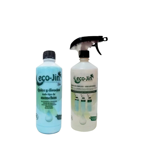 ECO JIN Original, 1L concentrado + difusor . Limpieza perfecta sin límites ECO-JIN. Higiénizante, Bactericida, Anticalcareo, desinfectante y elimina cal. Componentes tensoactivos.