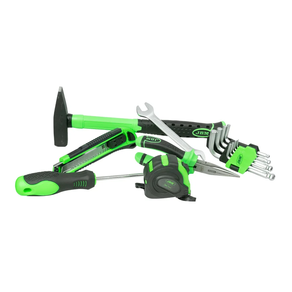 Jbm tool case model 54258 of 77 zinc plated - complete set of hand tools for the home. Motorcycle, car and engine, excellent price