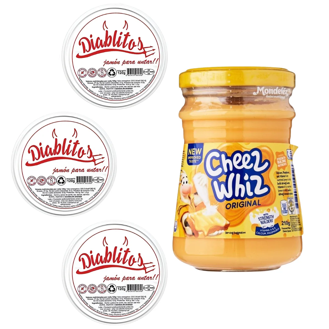 Pack Cheezwhiz (440gr)+Diablitos 120gr x3