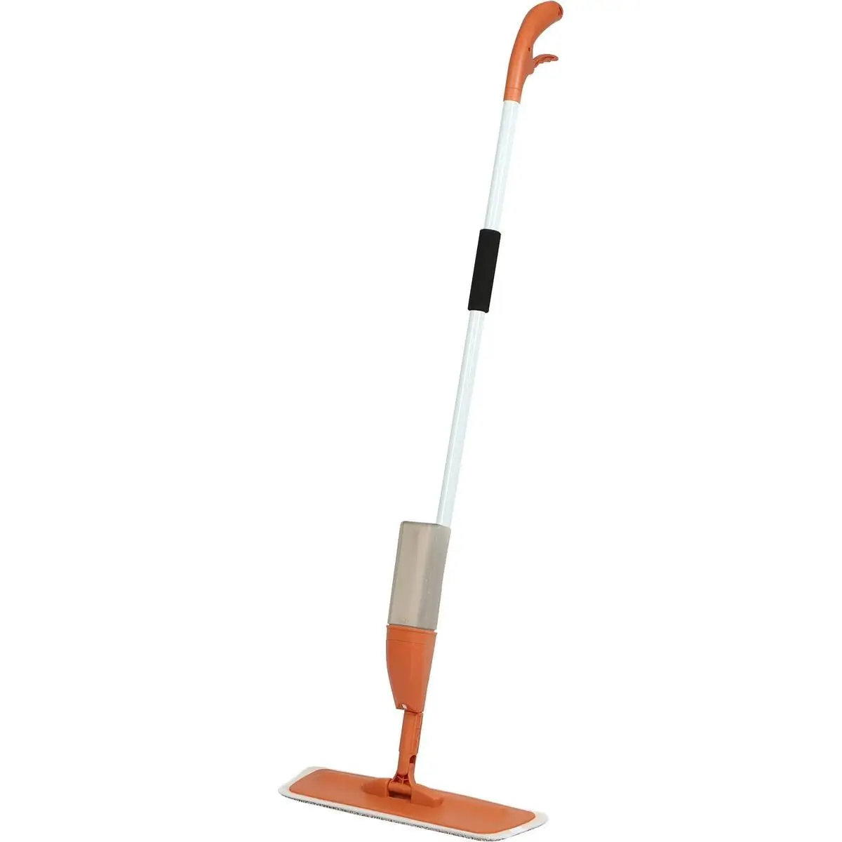 Mopa - Fregona telescópica  / mopa Urban Living para limpieza y lavado - Extensible de 85 a 120 cm - Blanco/Naranja