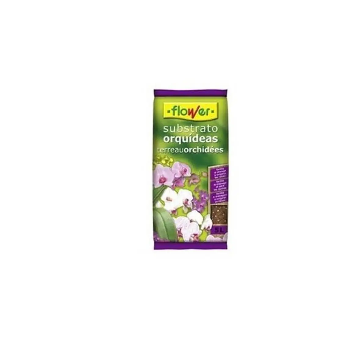 Substrato orquideas 5 litros flower