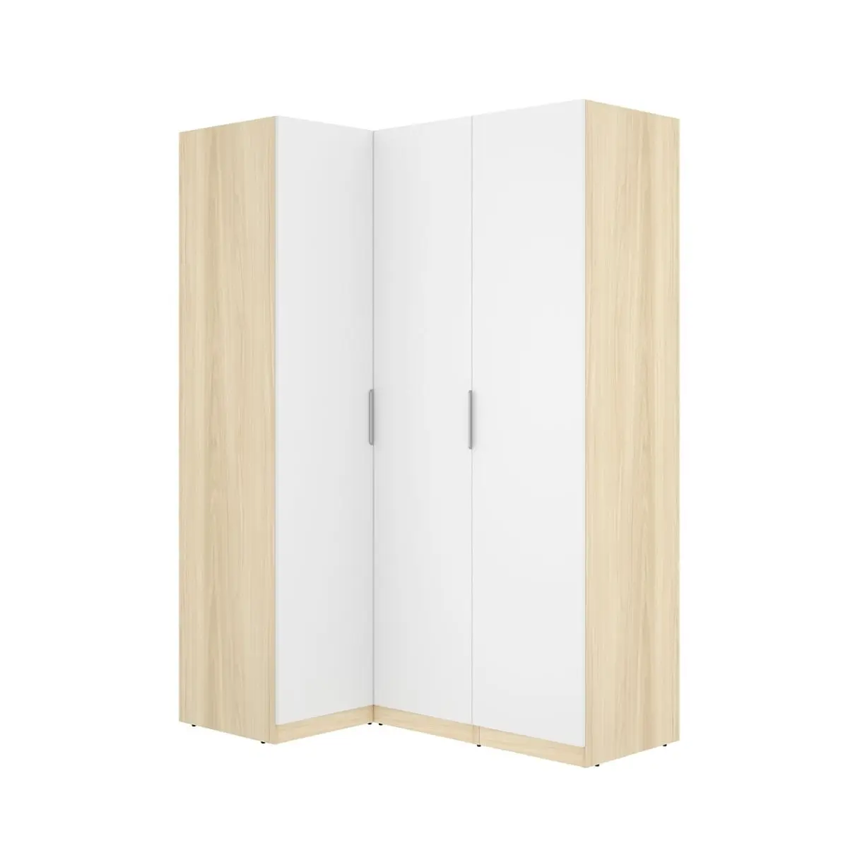Armario esquinero Emax 3 puertas 203,5x142,4x95 cm