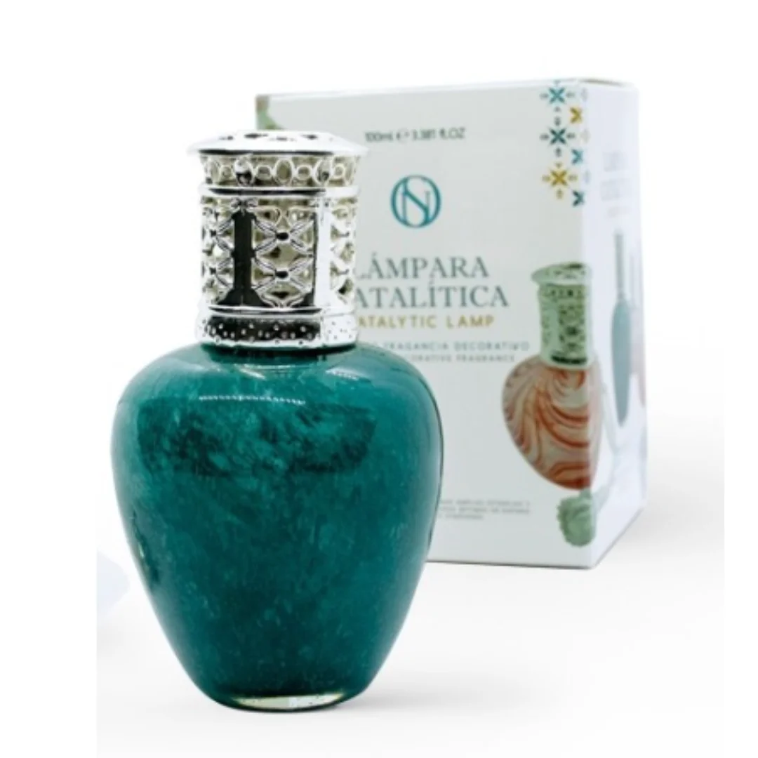 Aromatic seawater catalytic lamp for environments with aromatic oil included-perfumes, purifies and eliminates bacteria. Beautiful Christmas gift. Oil with aromatic essence included. Clean the air of your home with the catalytic lamp. Laboncler