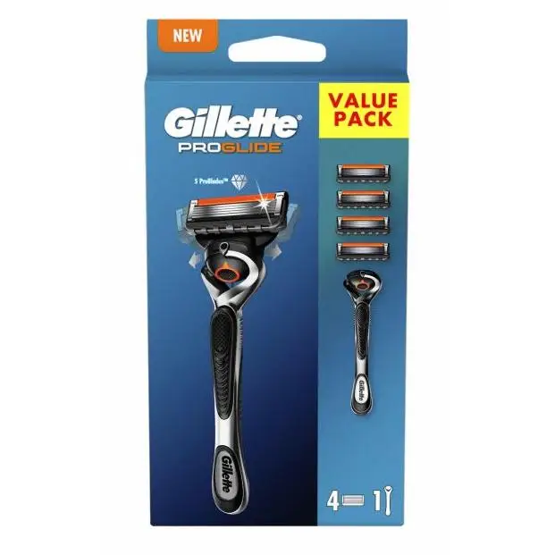 Gillette Proglide Maquinilla de afeitar blister 1 unidad + 4 recambios