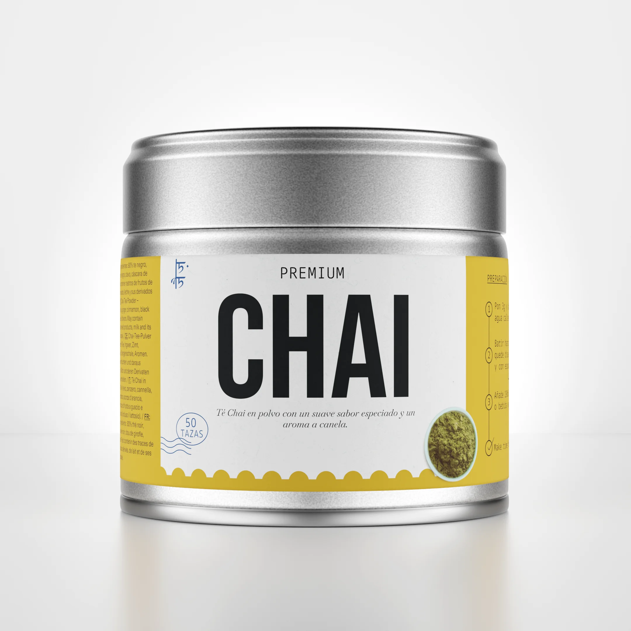Chai latte premium powder 100% natural 150g