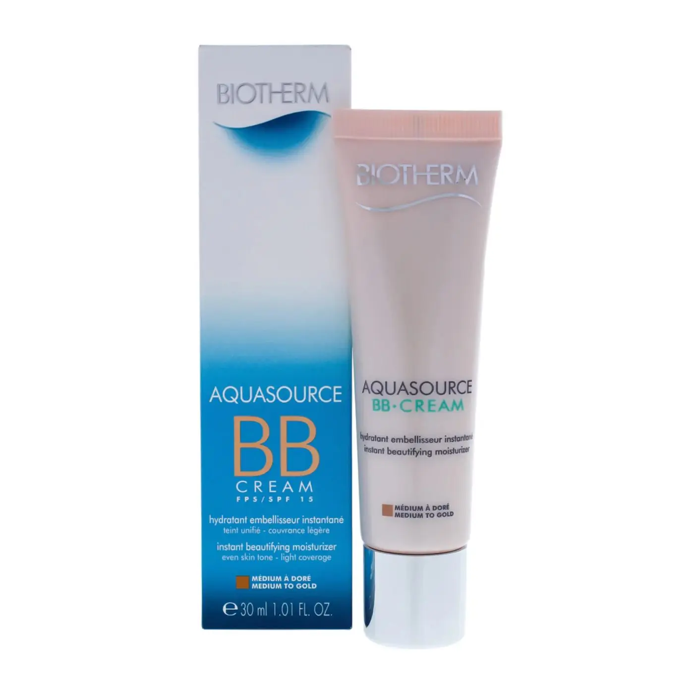 Biotherm Aquasource BB Cream Hidratante Embellecedora Instantánea 30ml. (Protección Solar Factor 15)