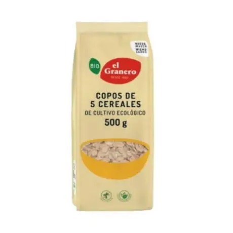 Flakes 5 cereals Bio 500g the whole grain barn