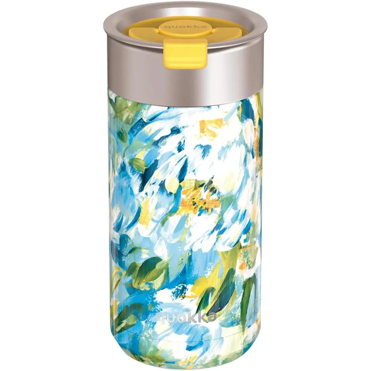 Termo Acero inoxidable Blue Peonies 400ML Vaso café térmico 17 x 8 cm Libre de BPA incluye Infusor y