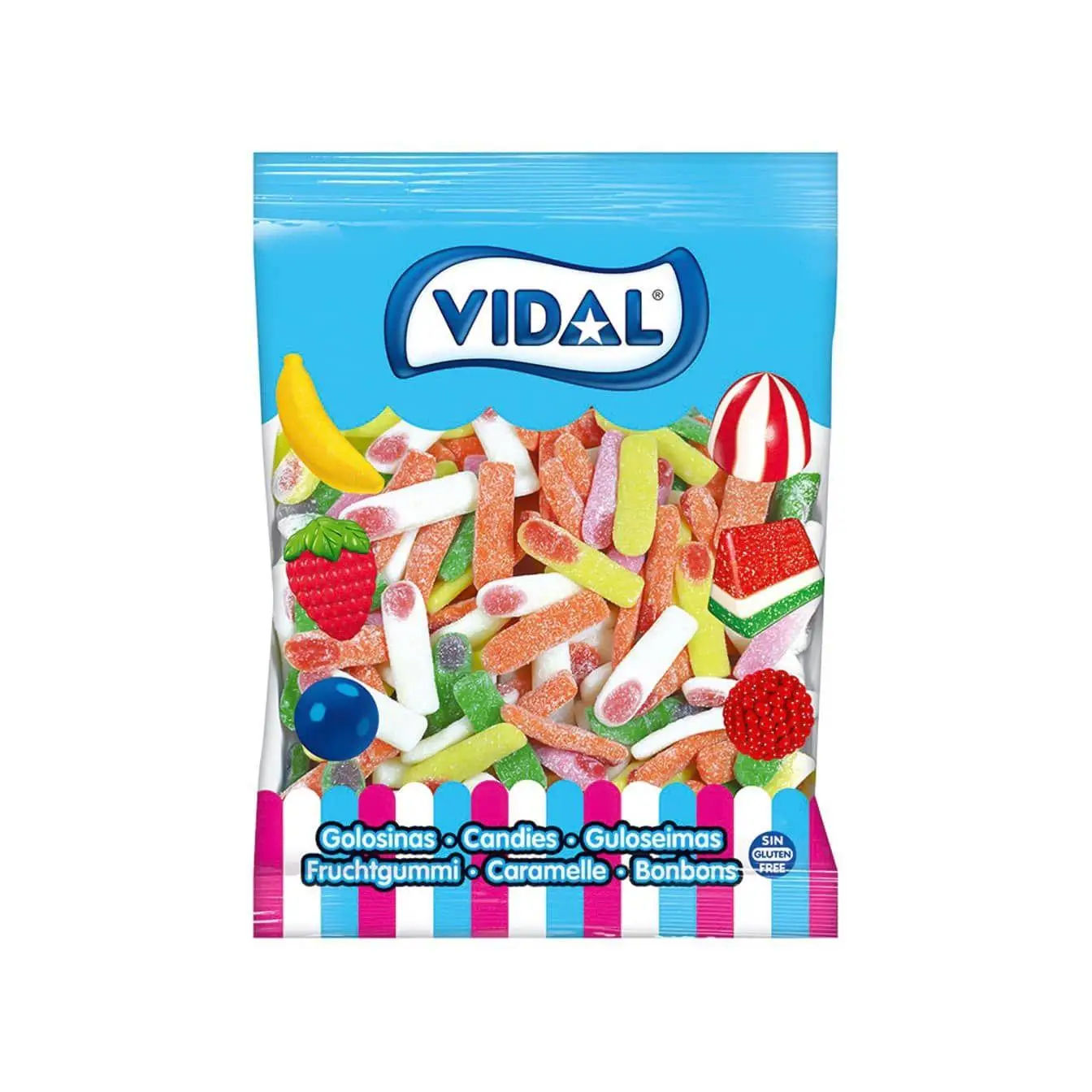 Vidal Golosinas. Dedos Pica. Bolsa de 1kg