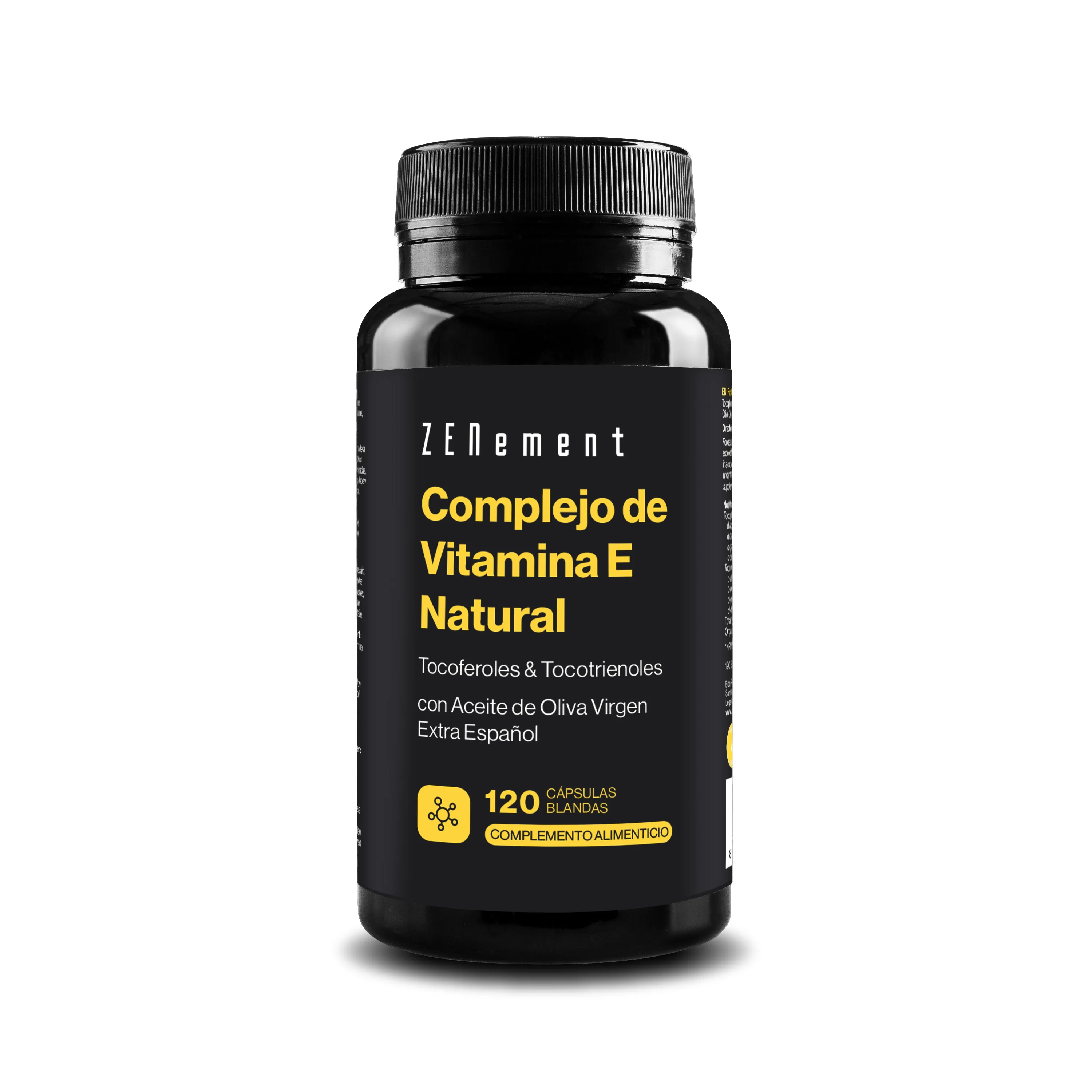 Zenement Vitamina E Natural Complex Tocoferoles & Tocotrienoles - 120 Cápsulas Blandas