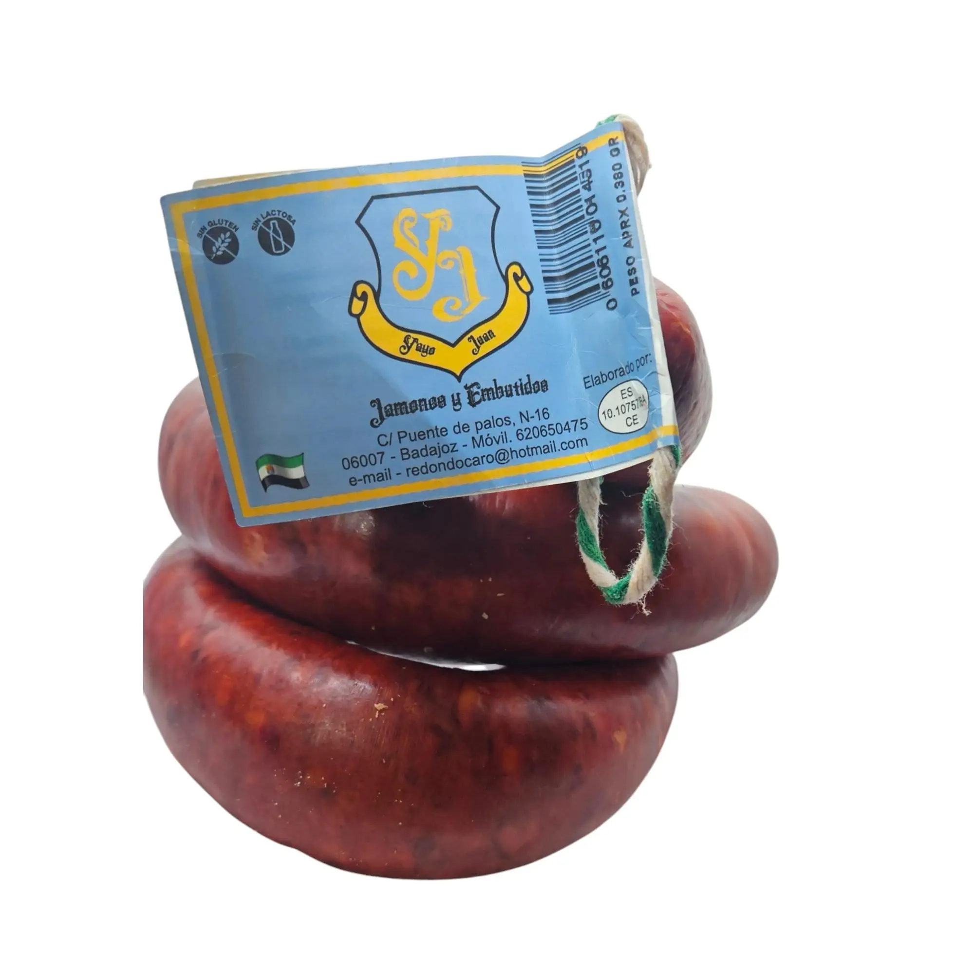 Embutidos Yayo Juan: 3  Park de 3 chorizos rojos casero , La  esencia de Extremadura peso aprox 0.350g