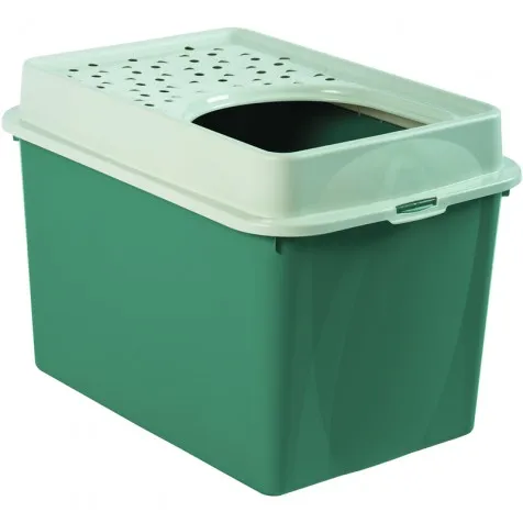 Rotho My Pet Berty Eco Toilet Arenero para Gatos Verde