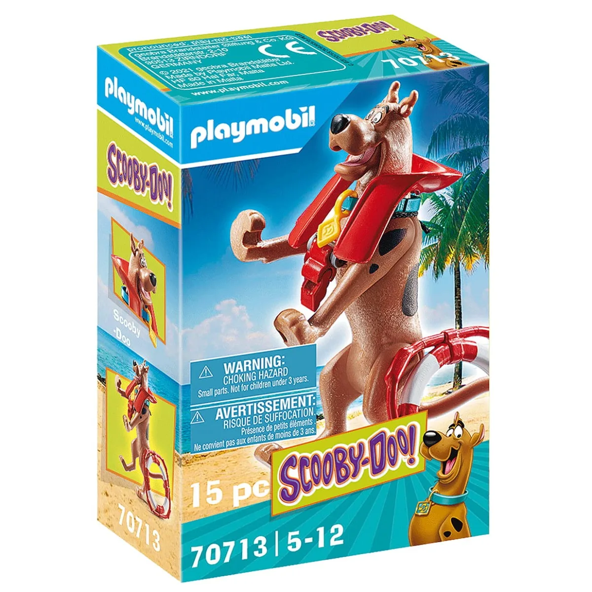 PLAYMOBIL SCOOBY-DOO! FIGURA COLECCIONABLE SOCORRISTA, 70713, TIENDA CON LICENCIA OFICIAL
