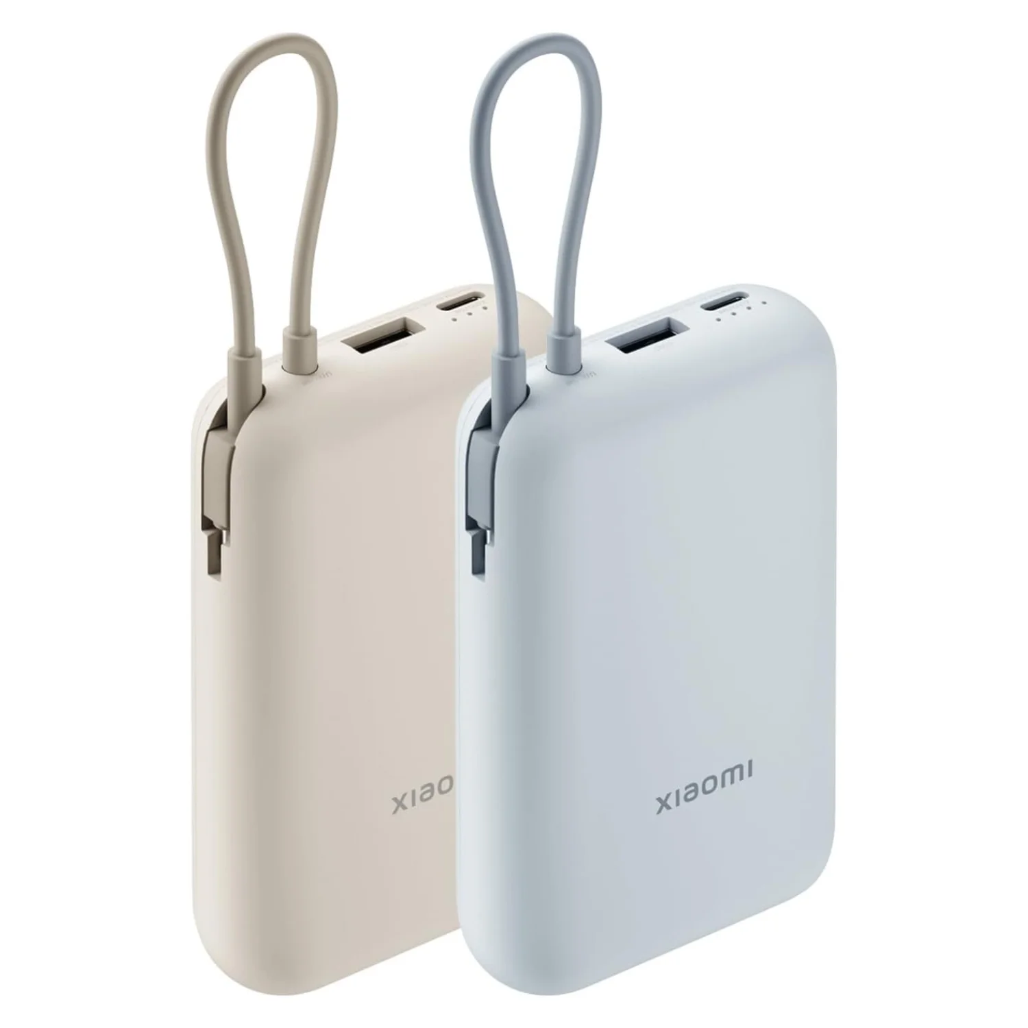 Xiaomi PowerBank 10000mAh, Power Bank Batería Externa con Carga Rápida Bidireccional de 22.5W | 3 Puertos de Salida | USB C | Compatible con Smartphones, Tablets, Nintendo Switch OLED 2 SW2, Auriculares Bluetooth - Beige o Azul Claro