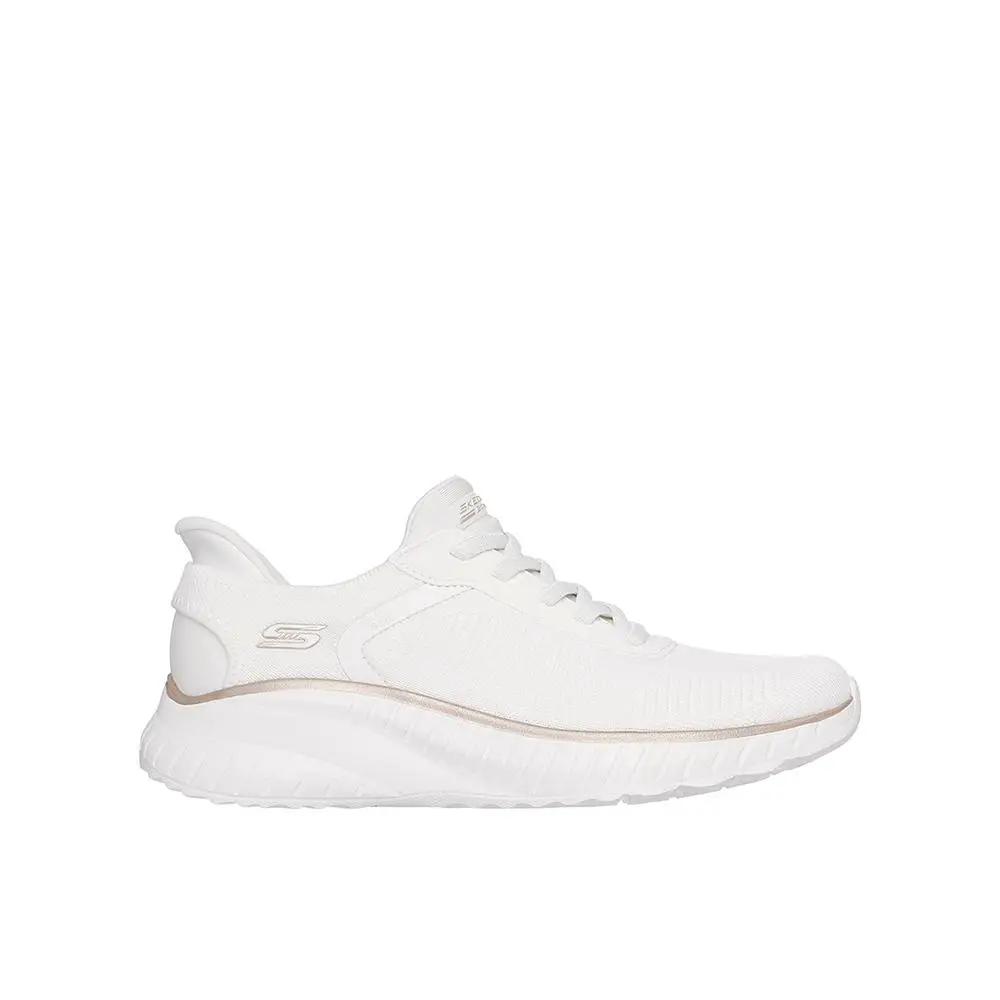 Zapatillas Skechers Bobs Squad Chaos Blanco Mujer 87194