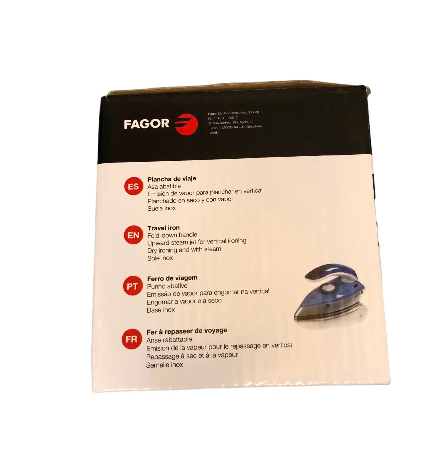 Fagor Journey Vapor Clothing Iron