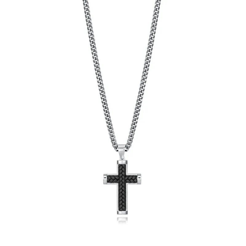 Viceroy Fashion stainless steel cross necklace