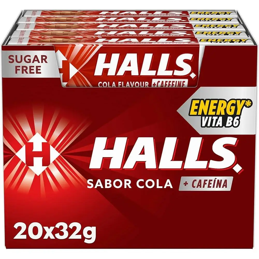 Halls cola - 20 unidades de 32g