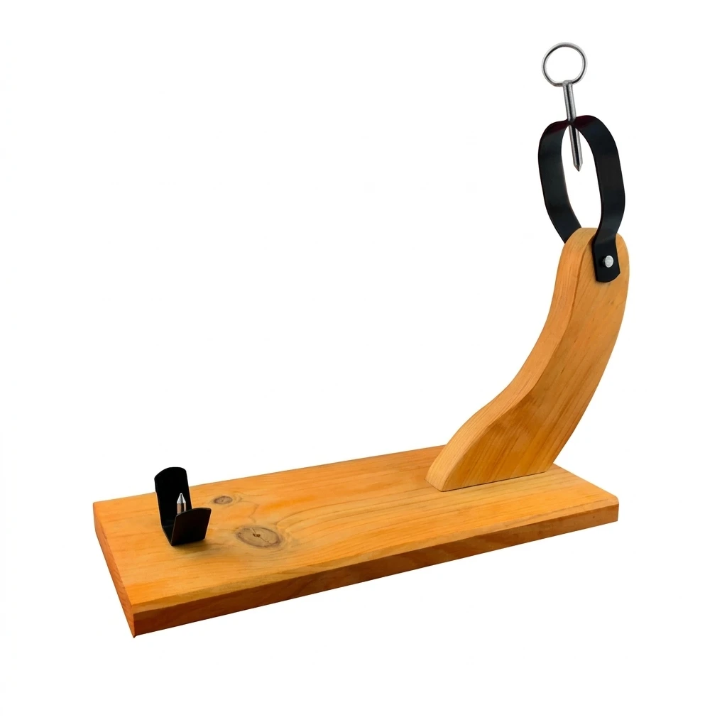 Jamonero de Madera 24x40x16.5cm Soporte Pata y Paleta Metálico Klack
