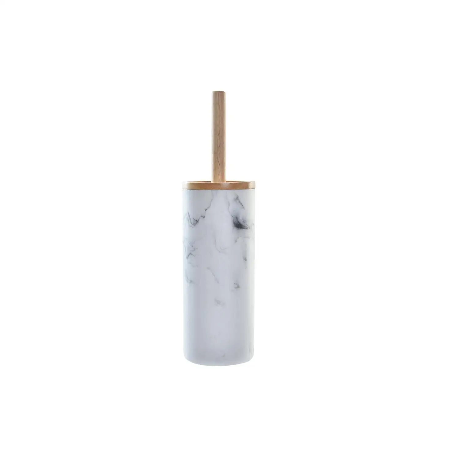 Escobillero Resina Caucho 10,3X10,3X38 Marmol El mejor complemento para tu hogar  -Fijalo-