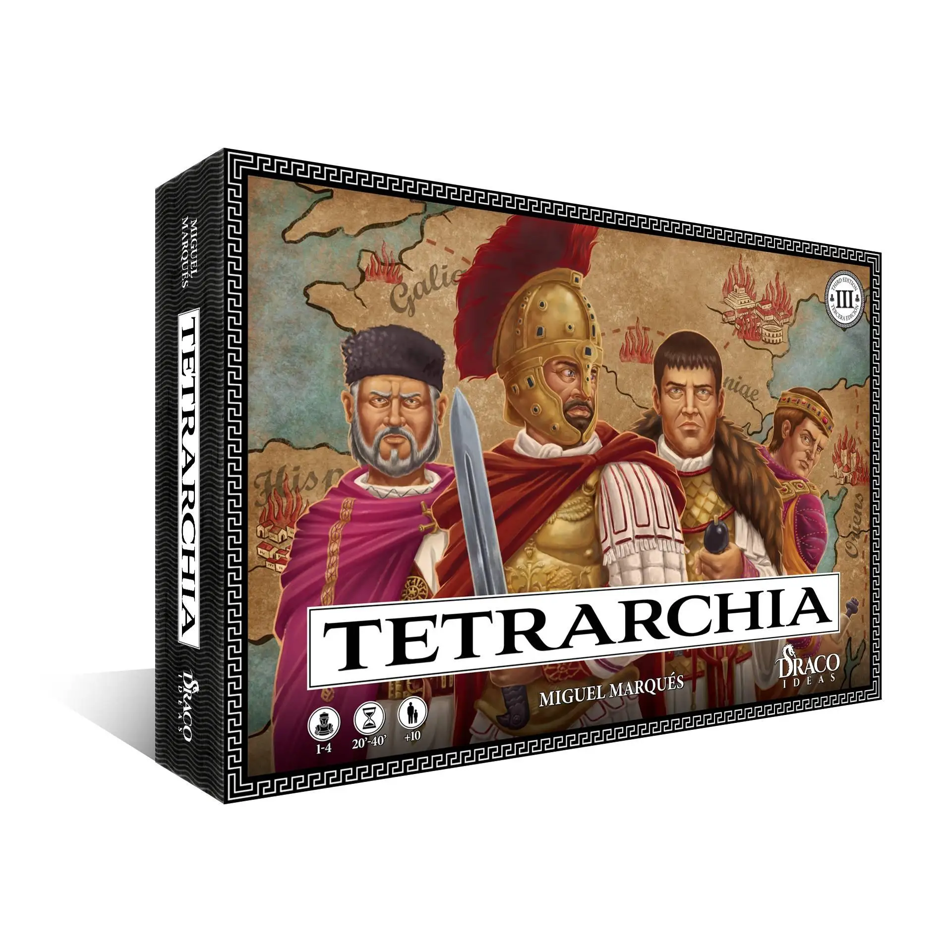 TETRARCHIA of Draco Ideas-cooperative game of 1-4 participants with surprising battles