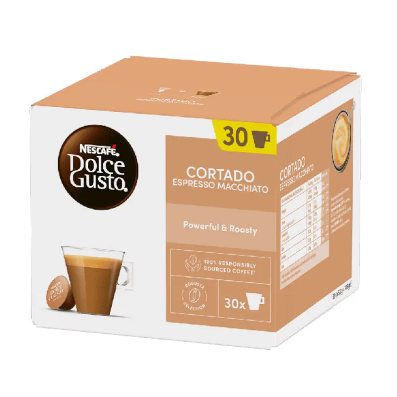Cut espresso macchiato dolce gusto 120 magnum capsules