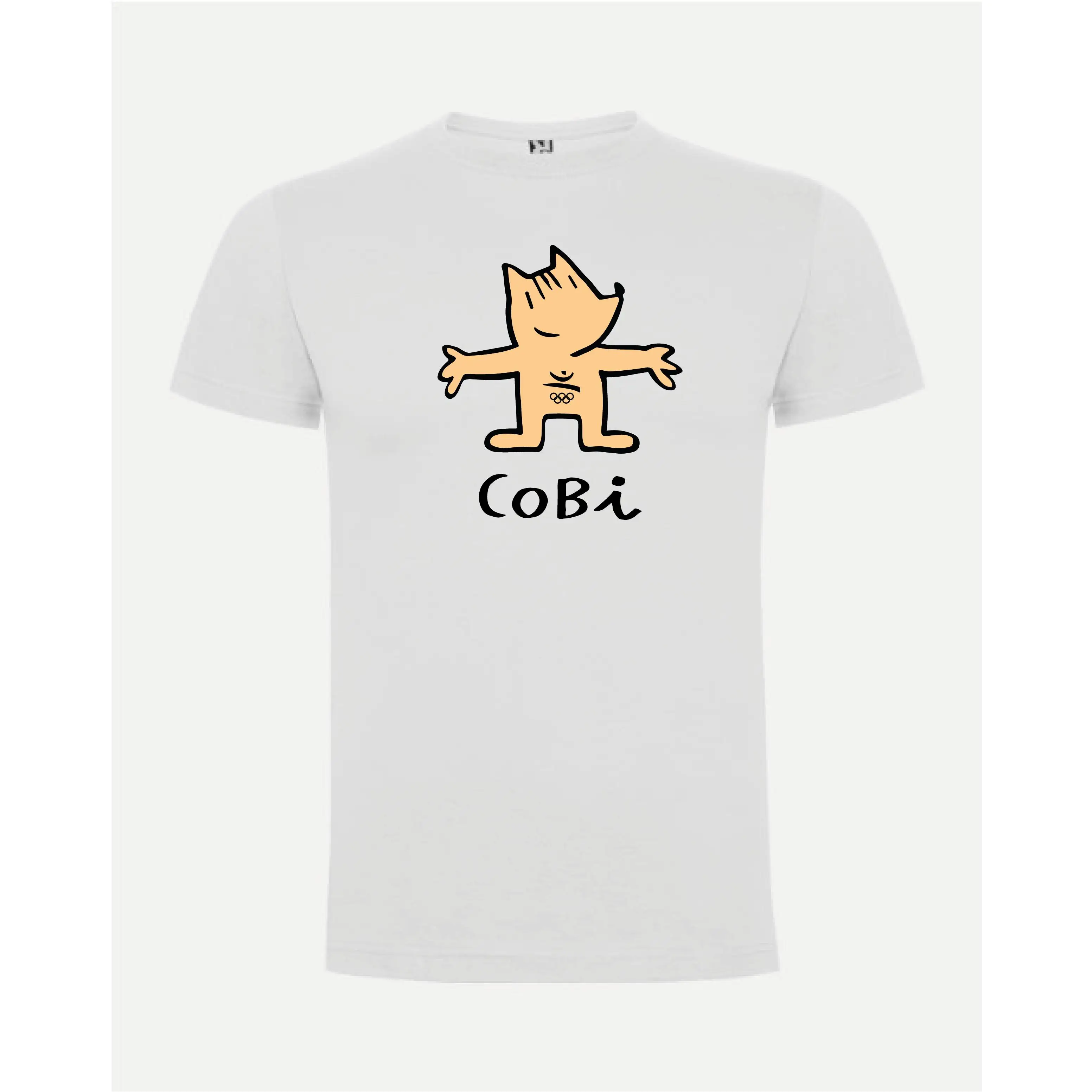 Cobi Pet Men's Roly T-Shirt from the Olympics of Barcelona 92 in Dtf Printing of the Highest Quality and Durability