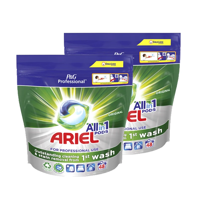 Ariel Professional all-in-one capsules-Pack of 96 washes (48x2) -power anti-stain and deep cleaning for flawless clothes