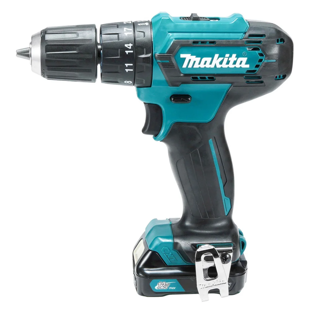 MAKITA HP333DZ - TRAPANO A MARCIA 12V CXT 12Vmax • 30 Nm • 0 – 1.700 min⁻¹. SENZA BATTERIA SENZA CARICABATTERIE