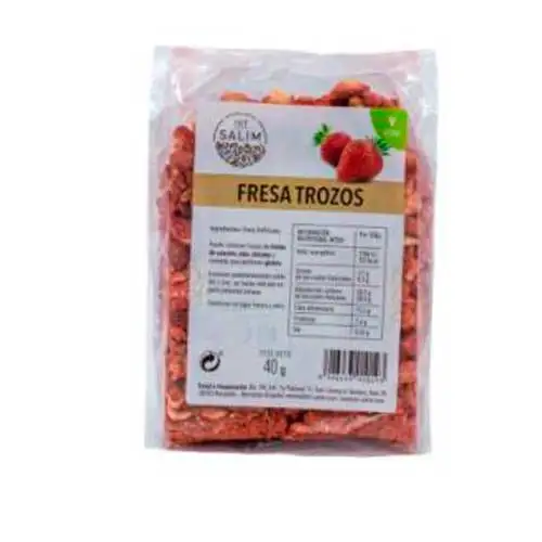 INT-SALIM Int Salim Strawberry Freeze Dried in Pieces 40Gr - Vegan and Healthy