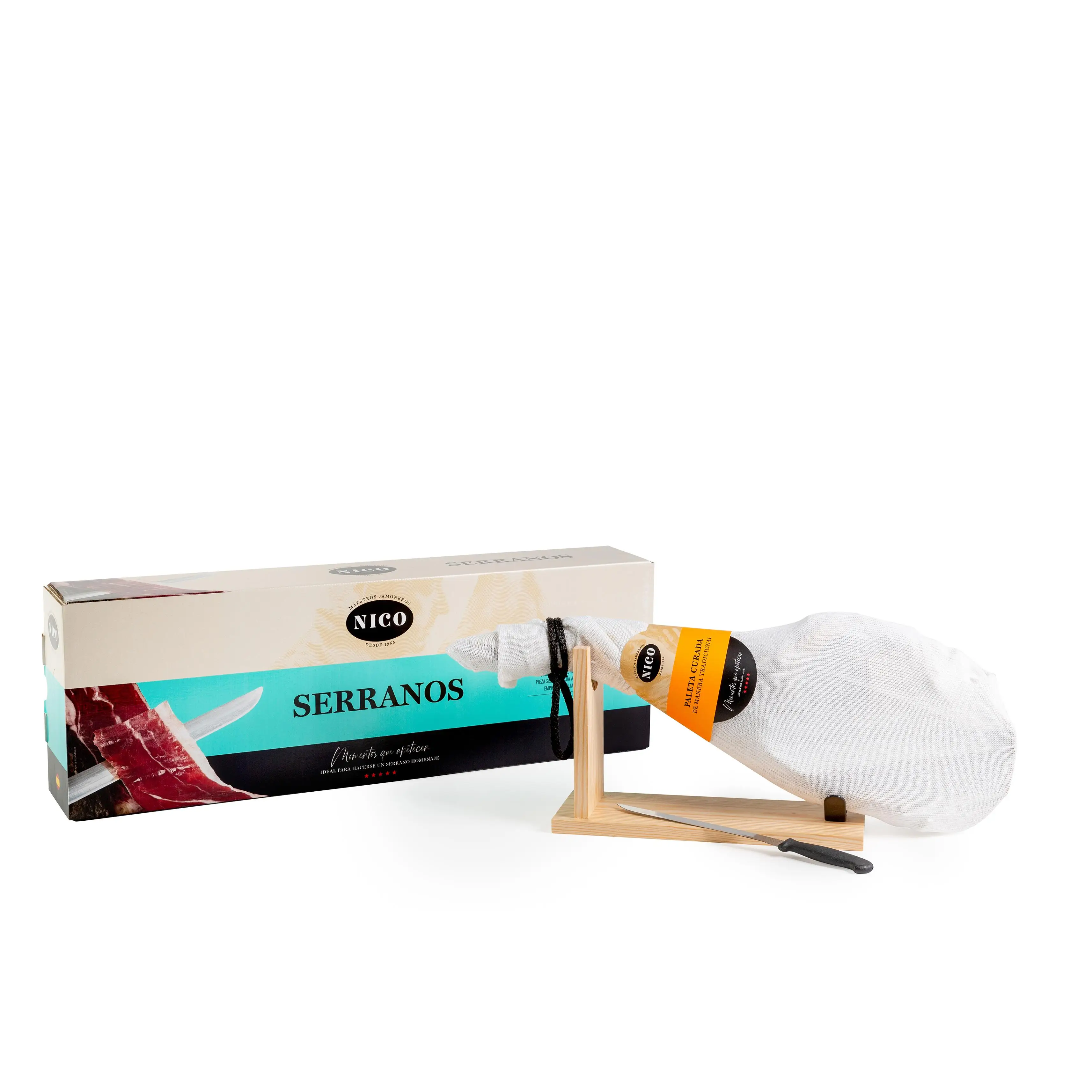 Nico Jamones . PACK Paleta de JAMÓN (PALETA CURADA)  - Kit q